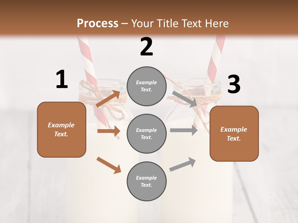 Pink Milk Cute PowerPoint Template