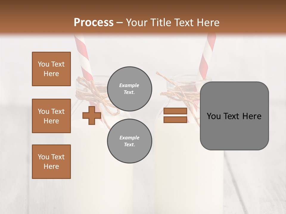 Pink Milk Cute PowerPoint Template