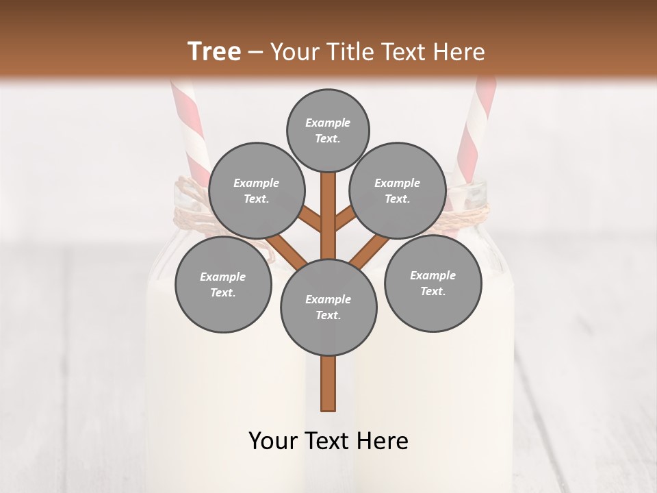 Pink Milk Cute PowerPoint Template