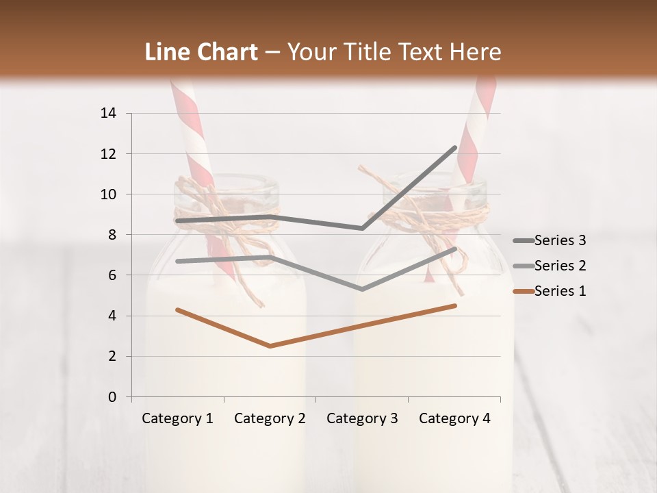 Pink Milk Cute PowerPoint Template