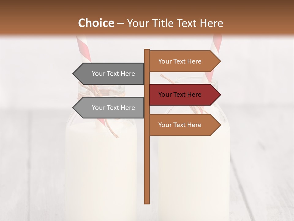 Pink Milk Cute PowerPoint Template