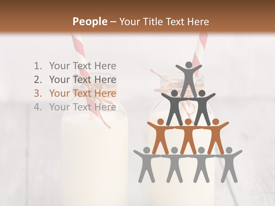 Pink Milk Cute PowerPoint Template