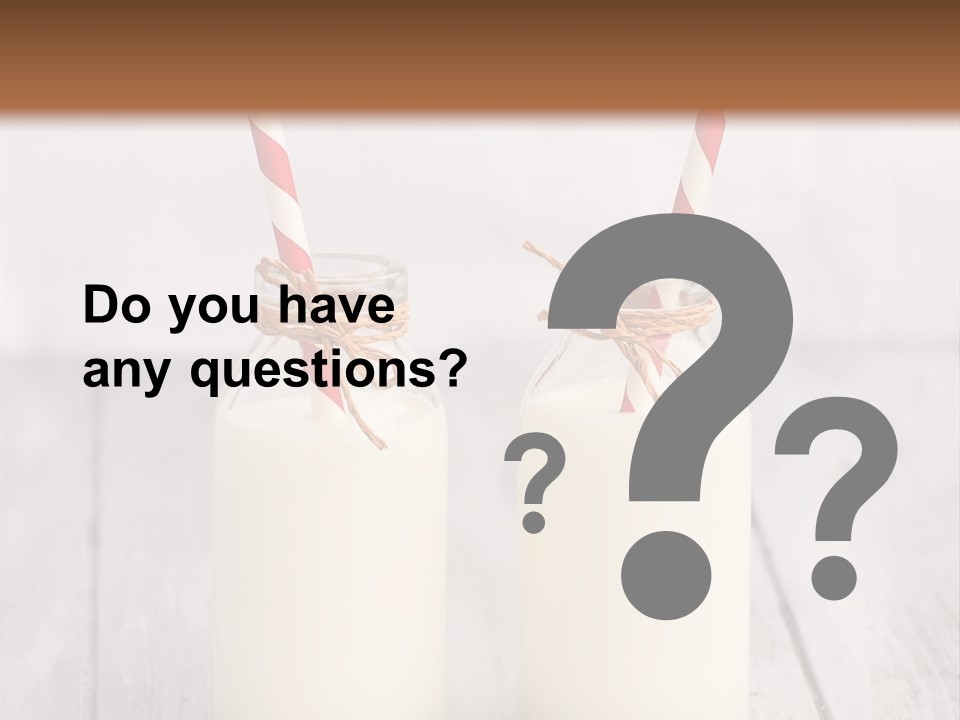 Pink Milk Cute PowerPoint Template