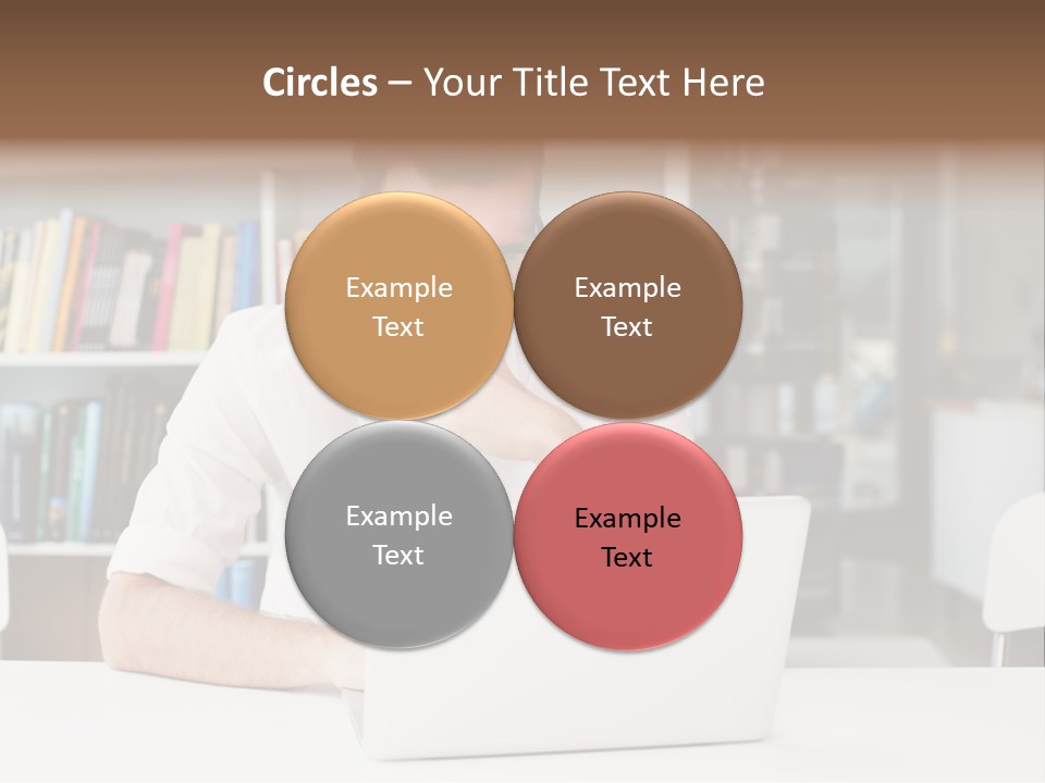 Casual Men Young  PowerPoint Template