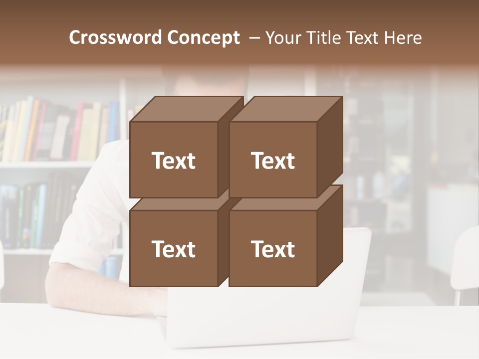Casual Men Young  PowerPoint Template