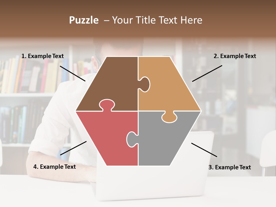 Casual Men Young  PowerPoint Template