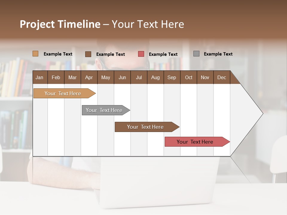 Casual Men Young  PowerPoint Template
