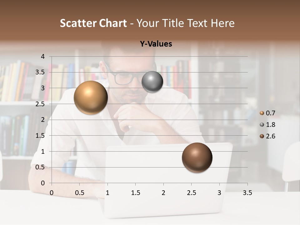 Casual Men Young  PowerPoint Template