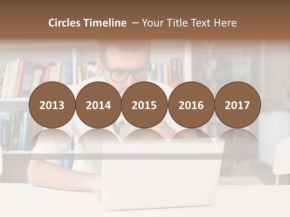 Casual Men Young  PowerPoint Template