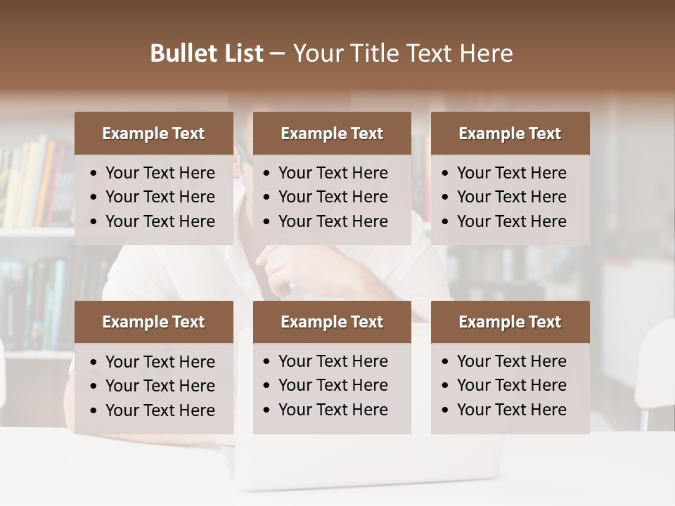 Casual Men Young  PowerPoint Template