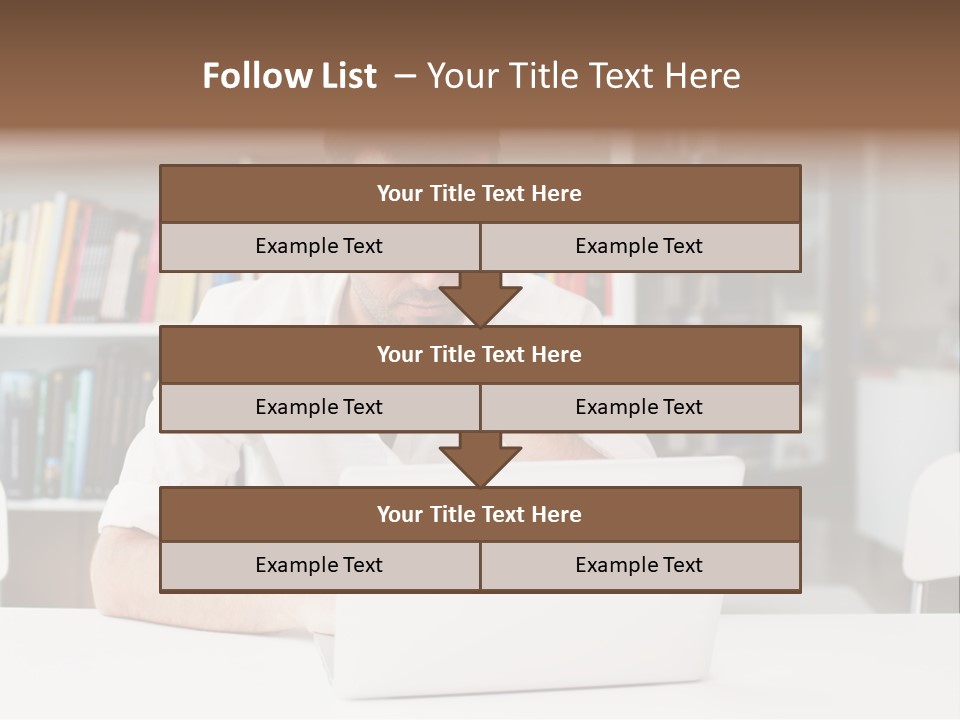 Casual Men Young  PowerPoint Template