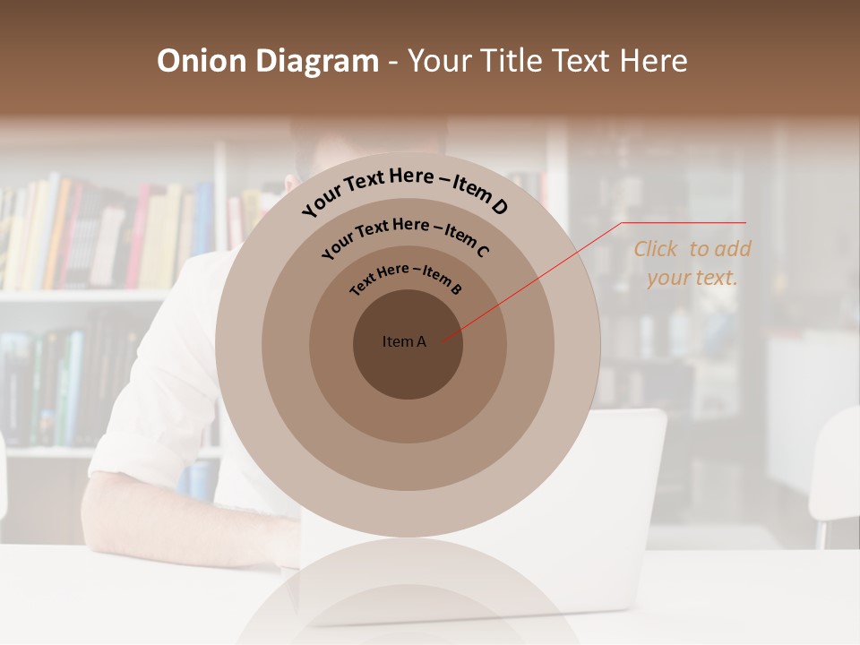 Casual Men Young  PowerPoint Template