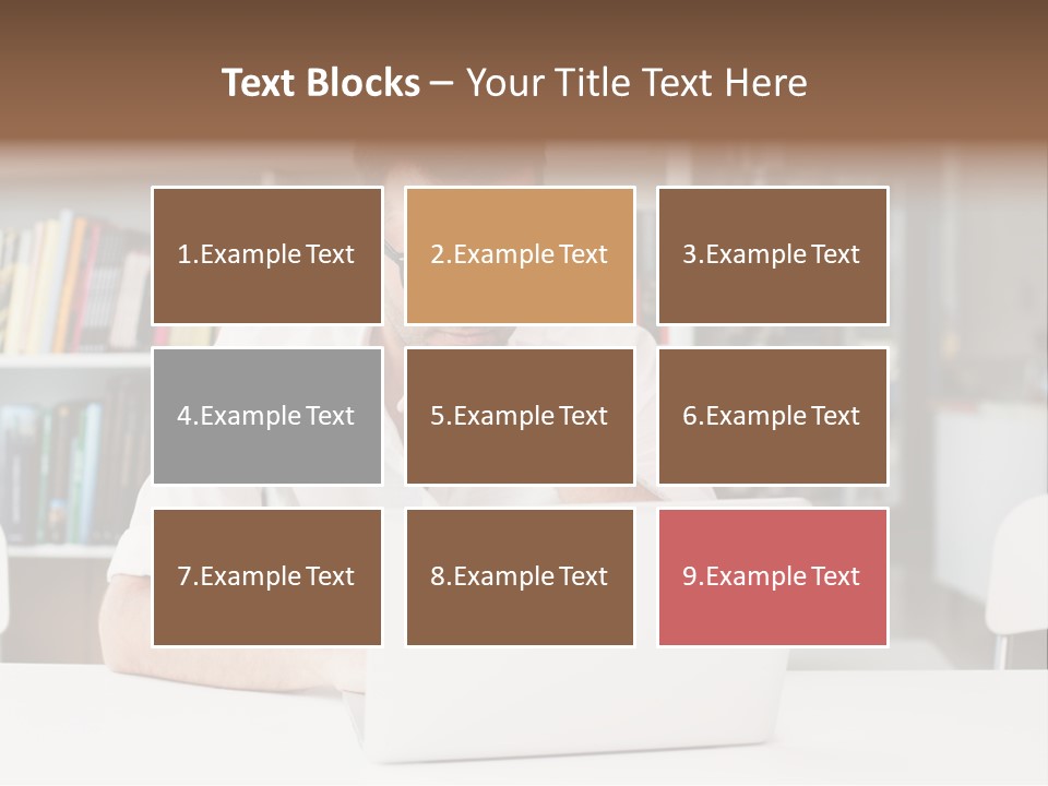 Casual Men Young  PowerPoint Template