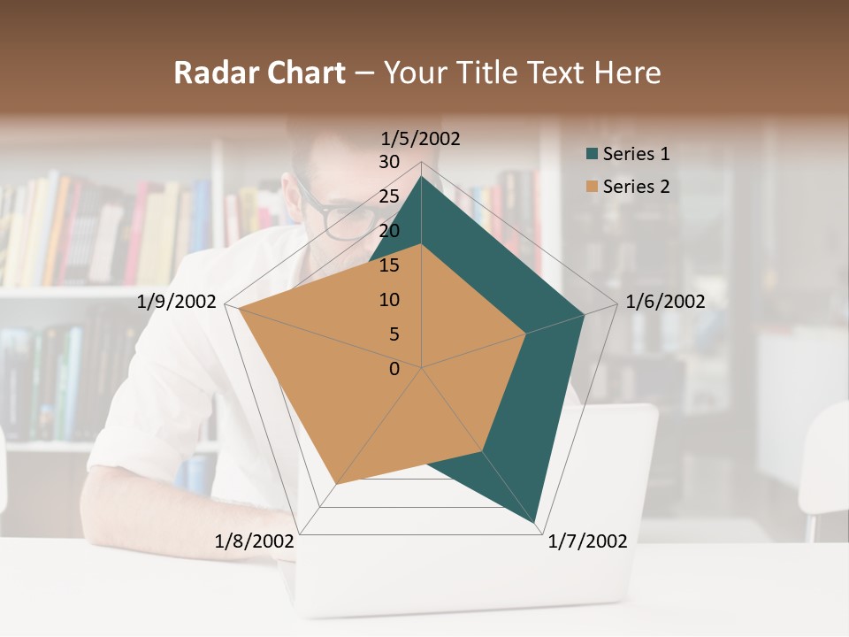 Casual Men Young  PowerPoint Template