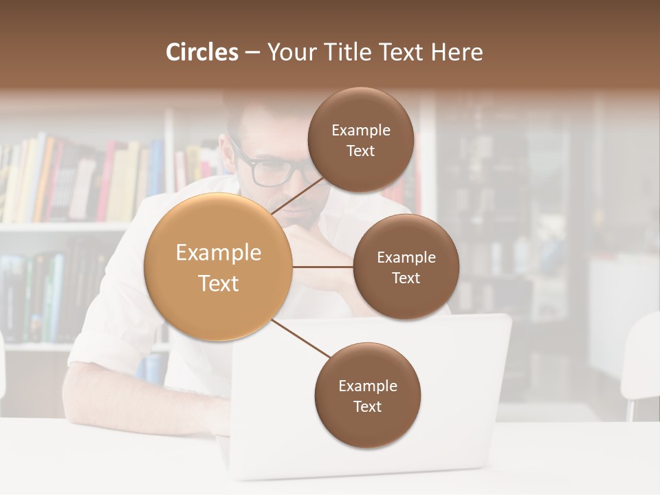 Casual Men Young  PowerPoint Template