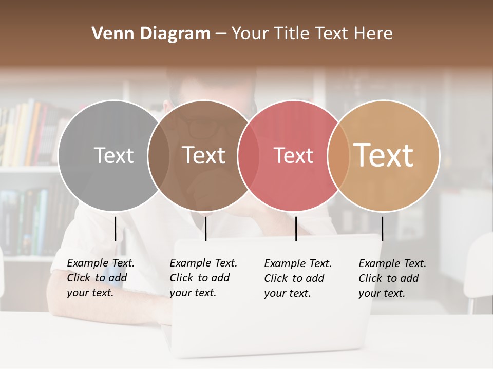 Casual Men Young  PowerPoint Template