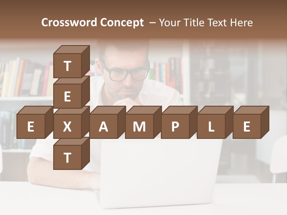 Casual Men Young  PowerPoint Template