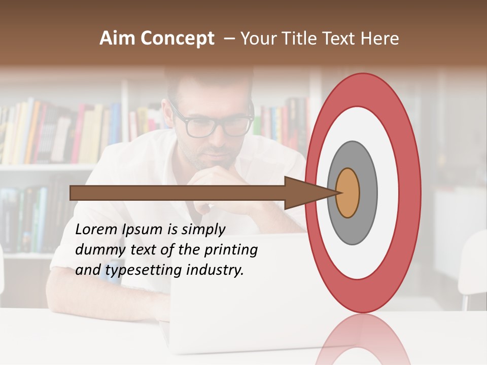 Casual Men Young  PowerPoint Template