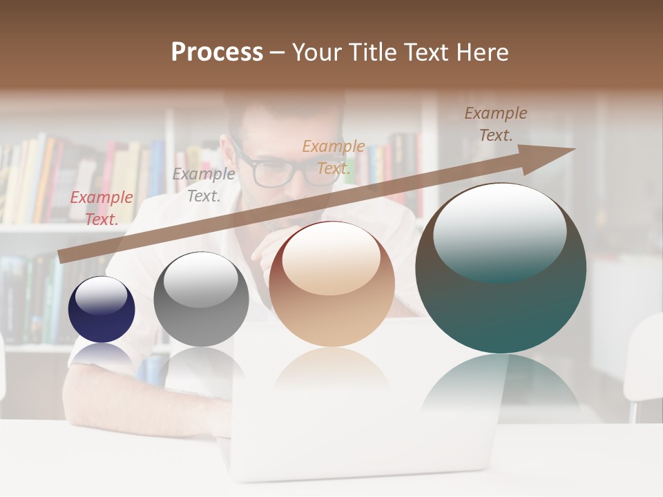 Casual Men Young  PowerPoint Template