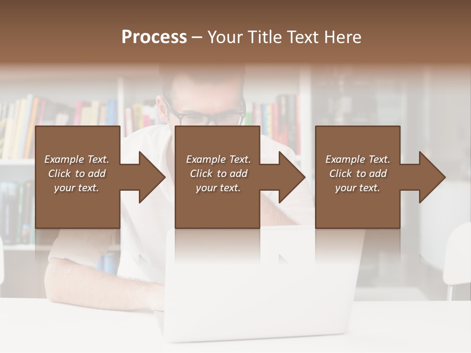 Casual Men Young  PowerPoint Template