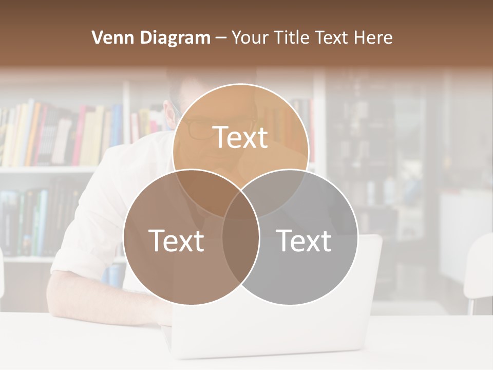 Casual Men Young  PowerPoint Template