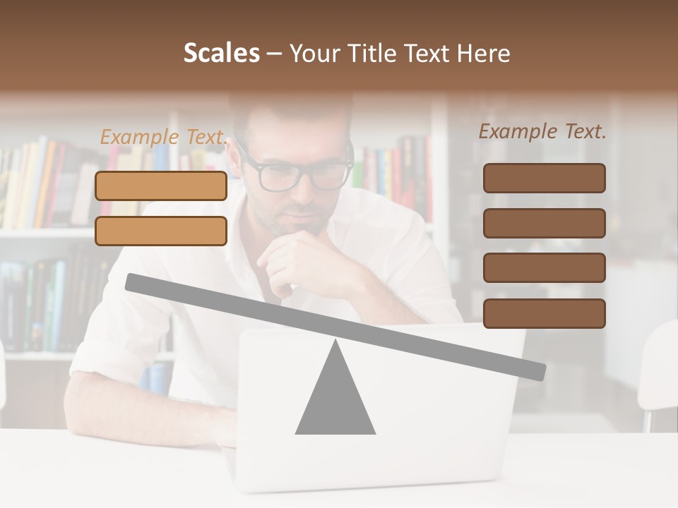 Casual Men Young  PowerPoint Template