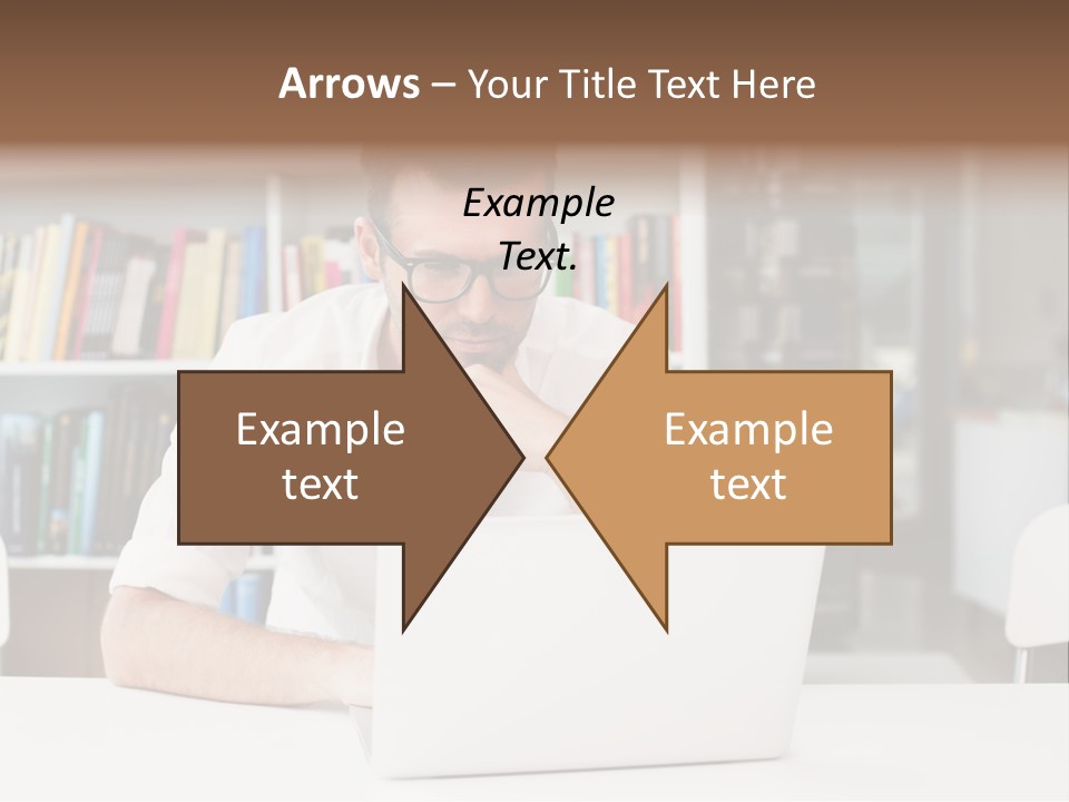 Casual Men Young  PowerPoint Template
