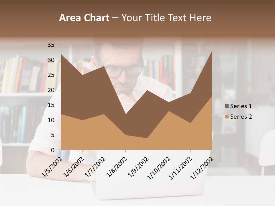 Casual Men Young  PowerPoint Template
