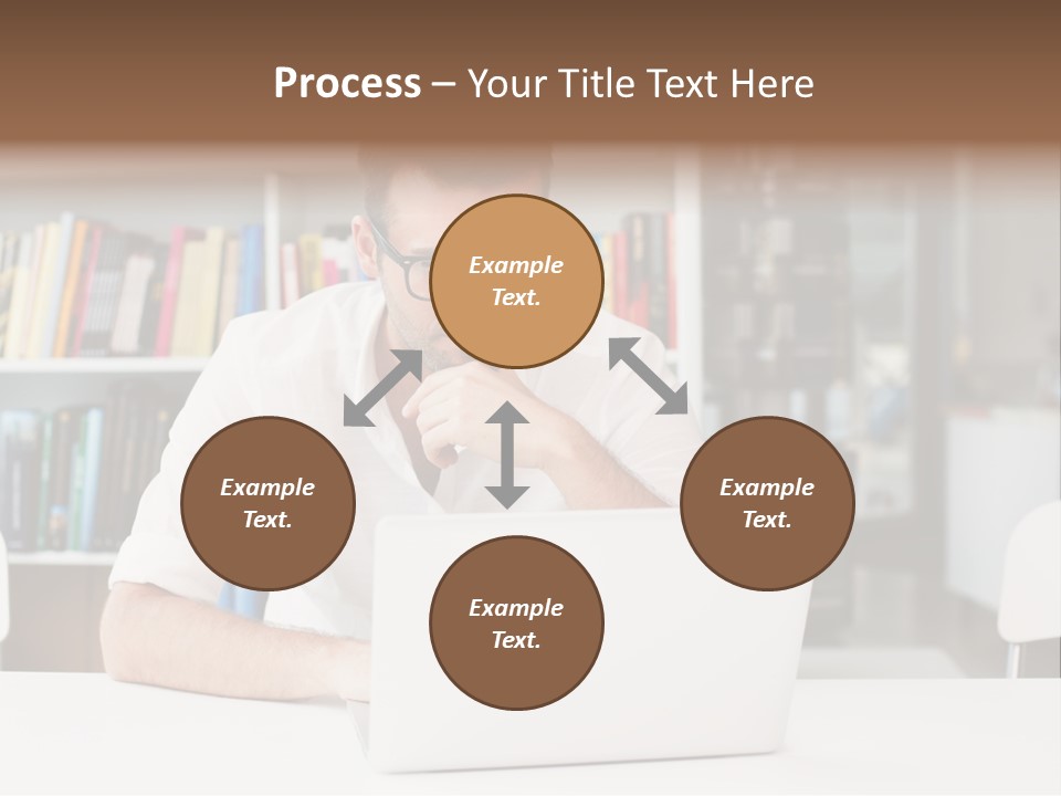Casual Men Young  PowerPoint Template