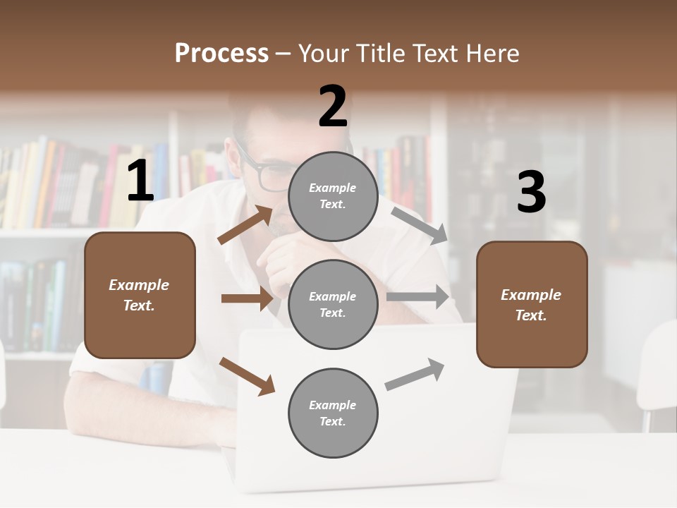 Casual Men Young  PowerPoint Template