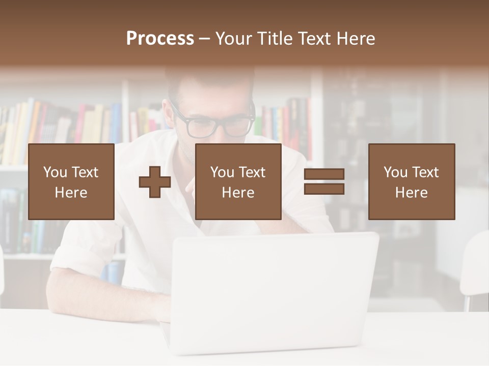 Casual Men Young  PowerPoint Template
