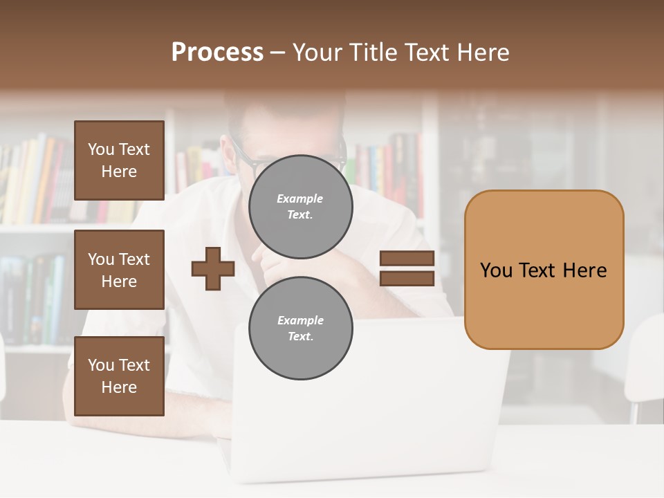 Casual Men Young  PowerPoint Template