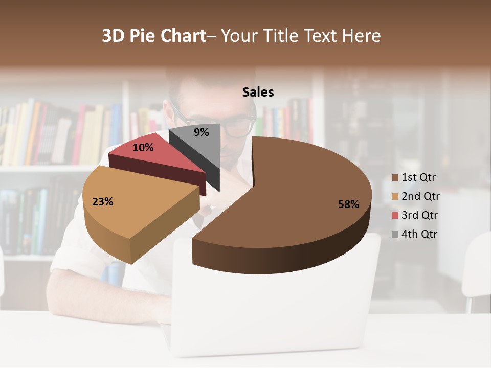 Casual Men Young  PowerPoint Template