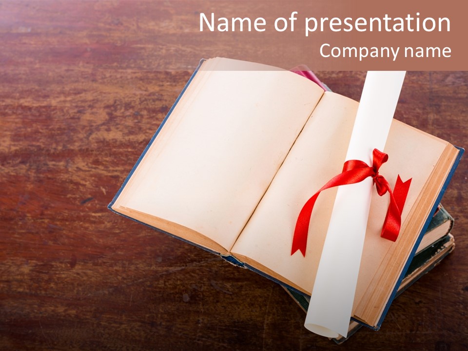 Announcement Phd Degree PowerPoint Template