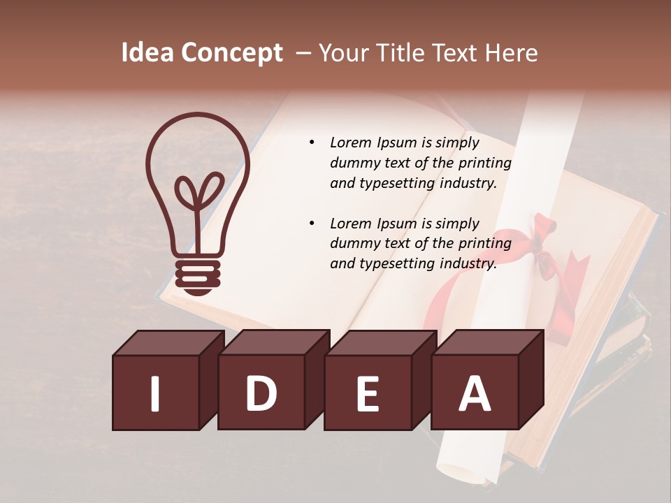 Announcement Phd Degree PowerPoint Template