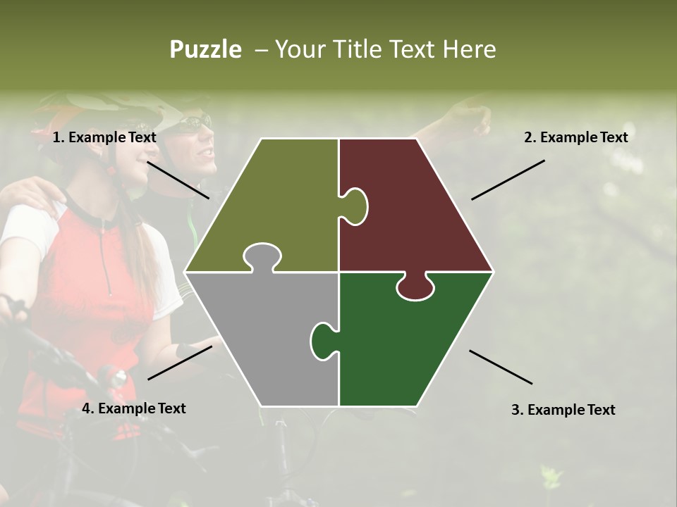 Fitness Helmet Romantic PowerPoint Template