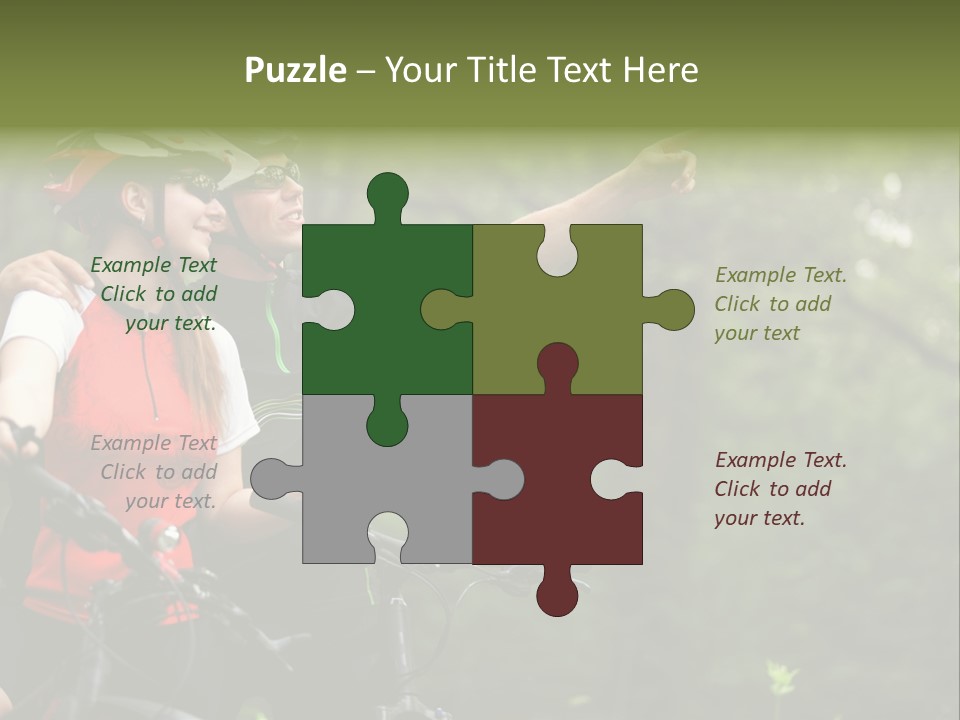 Fitness Helmet Romantic PowerPoint Template