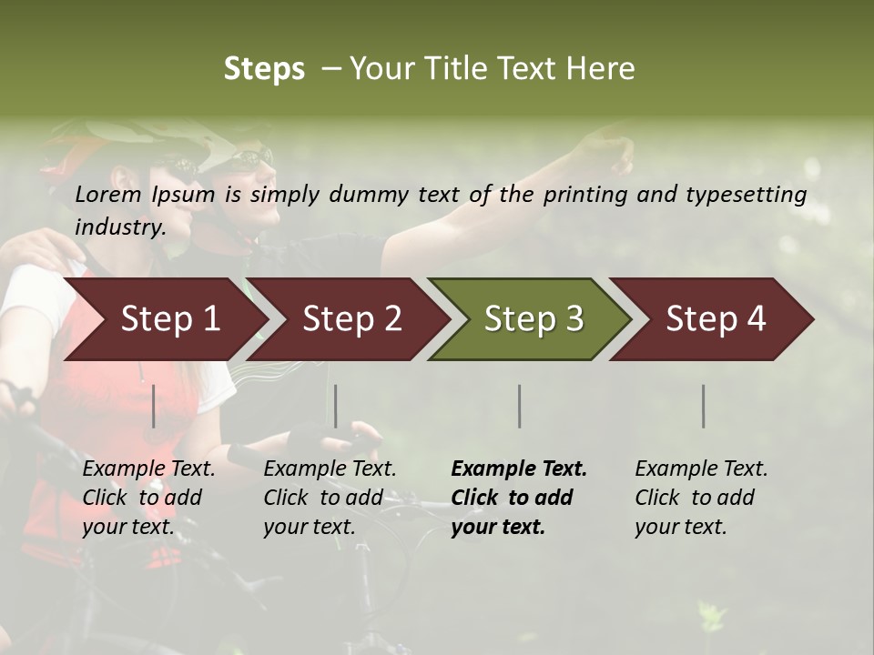 Fitness Helmet Romantic PowerPoint Template