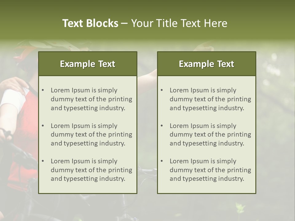 Fitness Helmet Romantic PowerPoint Template