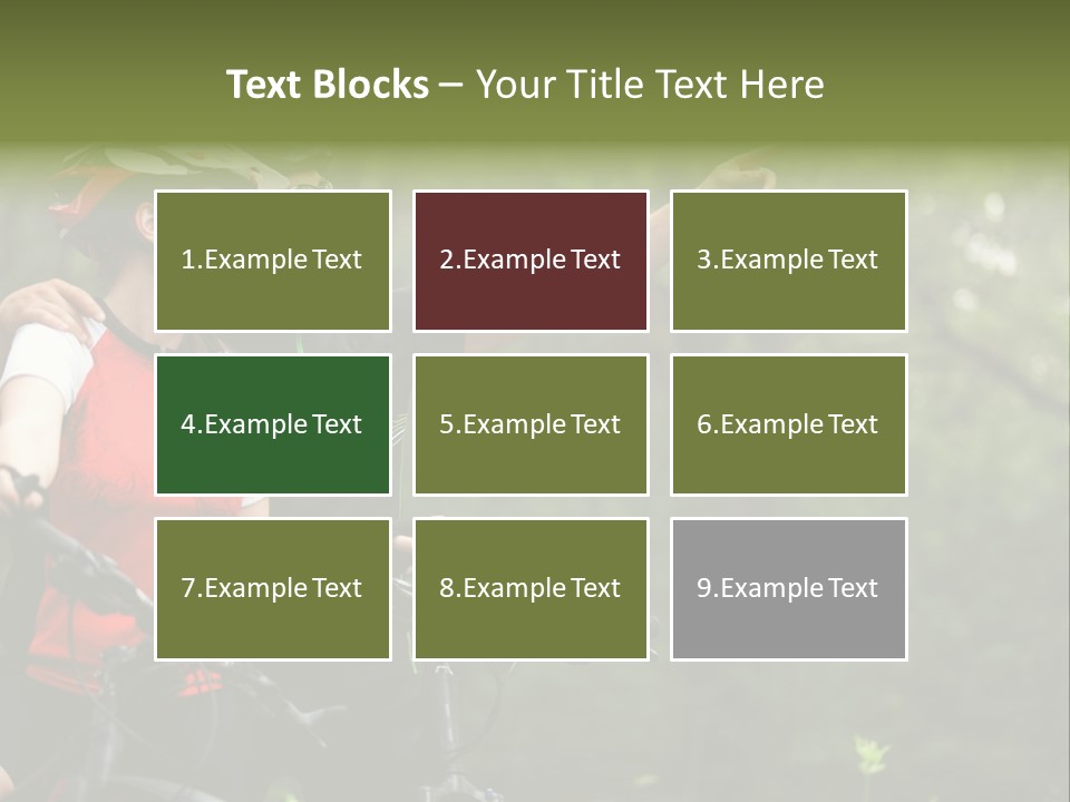 Fitness Helmet Romantic PowerPoint Template