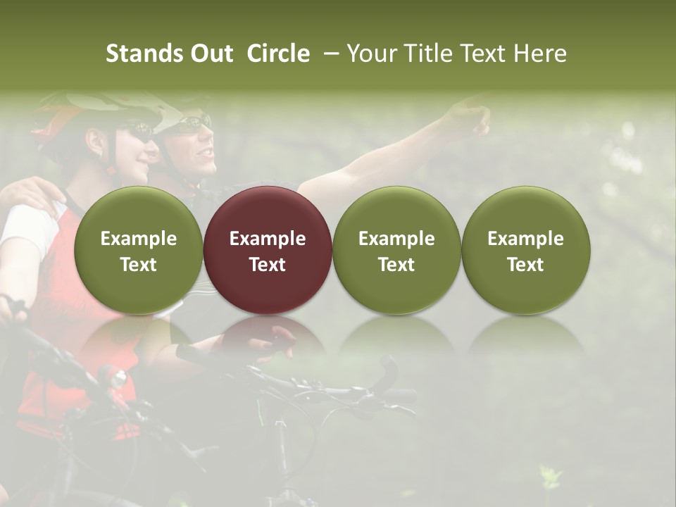 Fitness Helmet Romantic PowerPoint Template