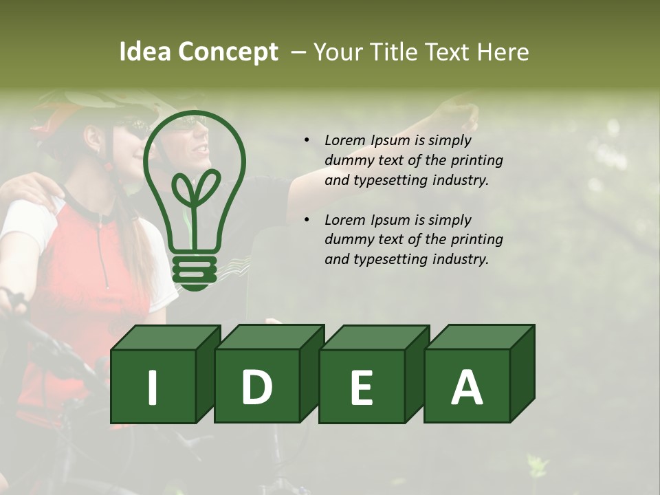 Fitness Helmet Romantic PowerPoint Template