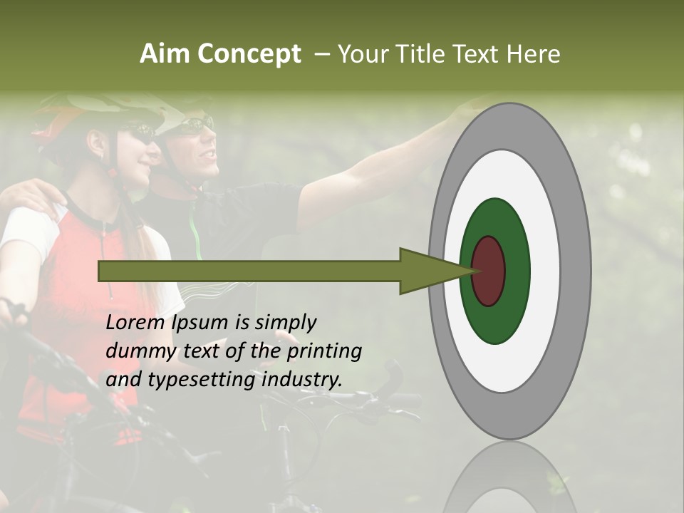 Fitness Helmet Romantic PowerPoint Template