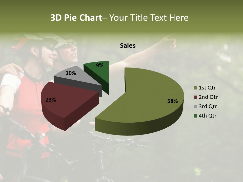Fitness Helmet Romantic PowerPoint Template