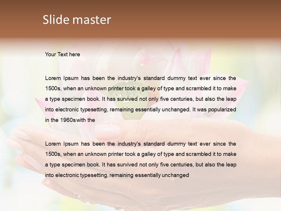 Sun Day Meditation Pestle PowerPoint Template