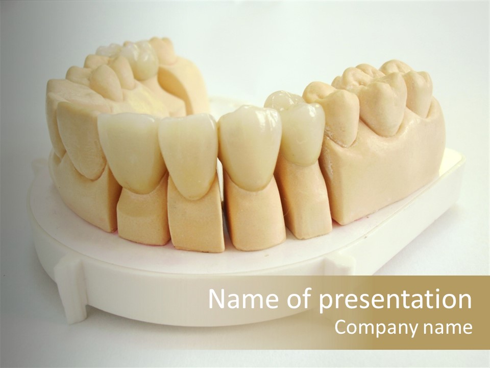 Jaw Denture Medicine PowerPoint Template