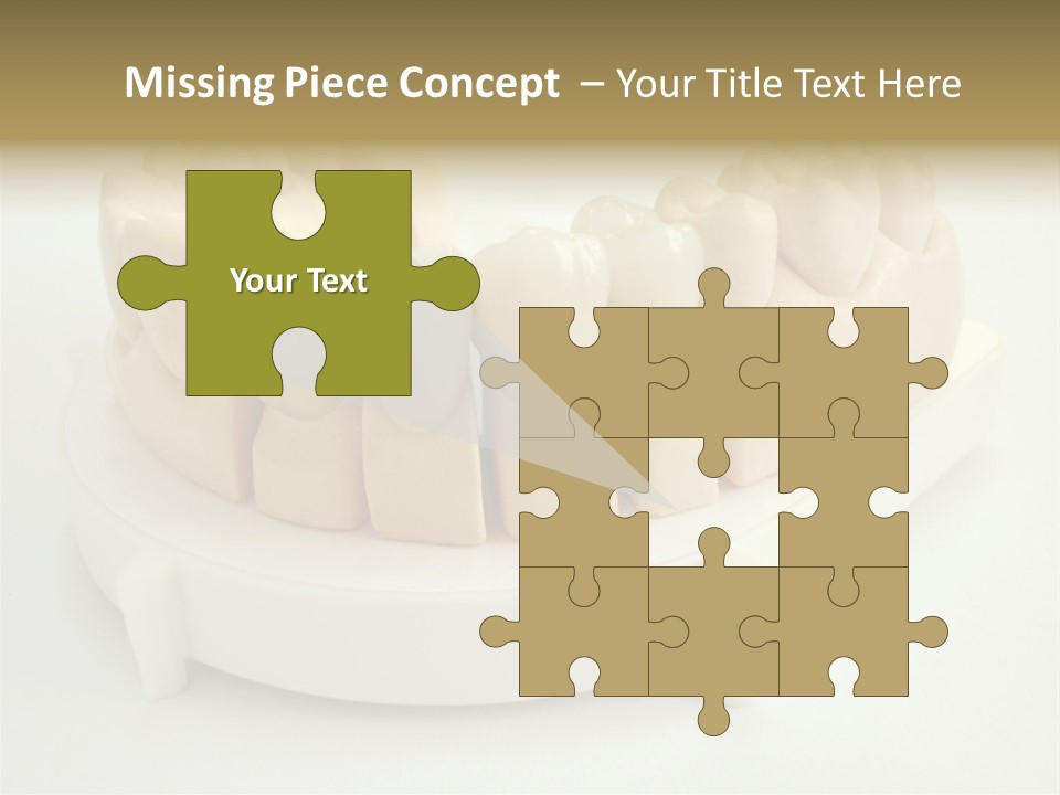 Jaw Denture Medicine PowerPoint Template