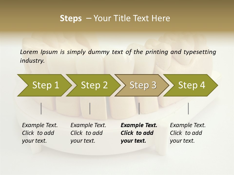 Jaw Denture Medicine PowerPoint Template