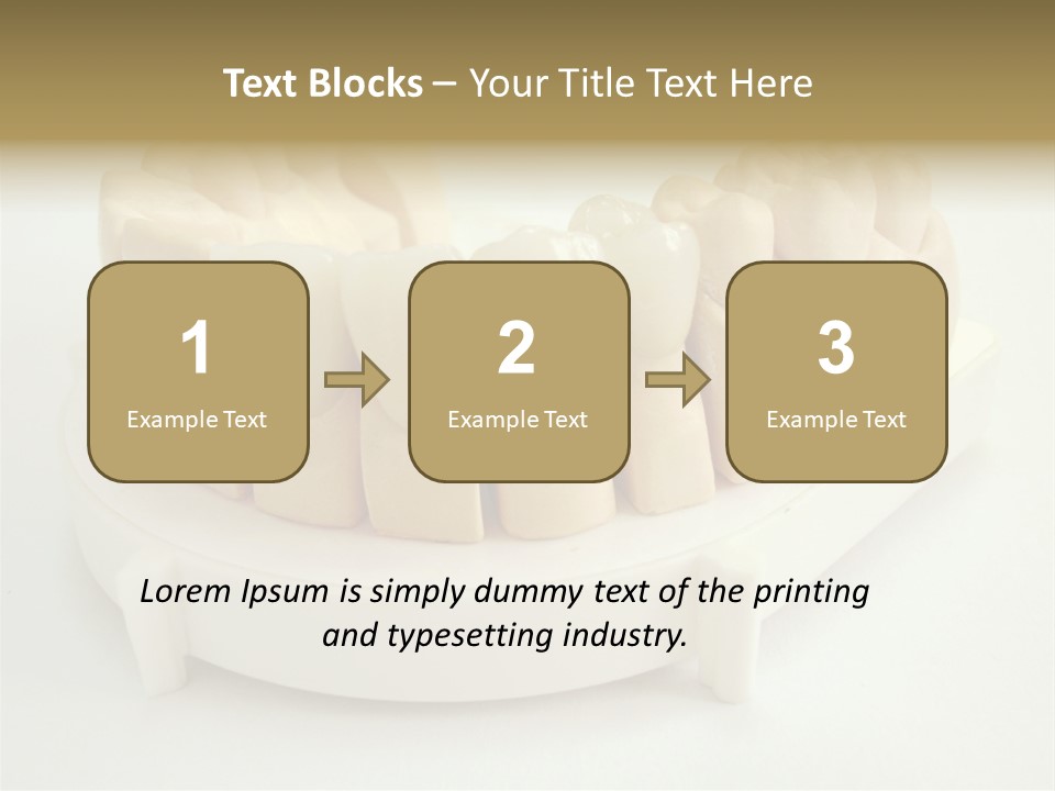 Jaw Denture Medicine PowerPoint Template
