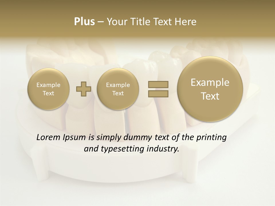 Jaw Denture Medicine PowerPoint Template